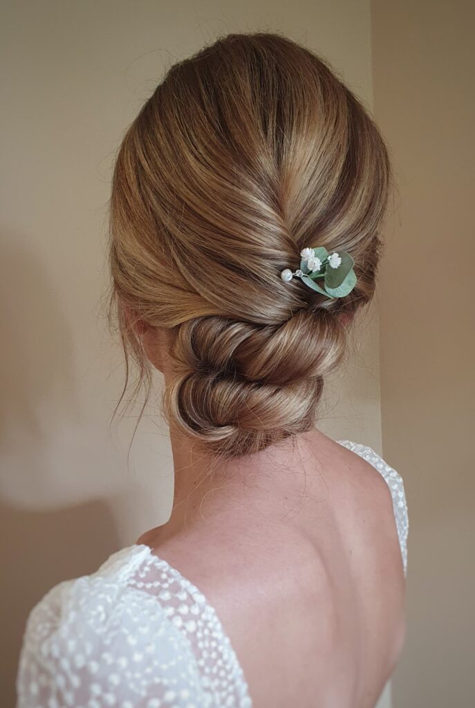 Chignon mariée tendance et élégant